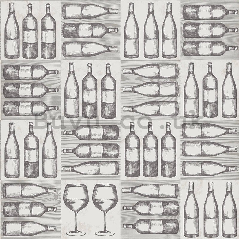 Vinyl wallpaper wine theme