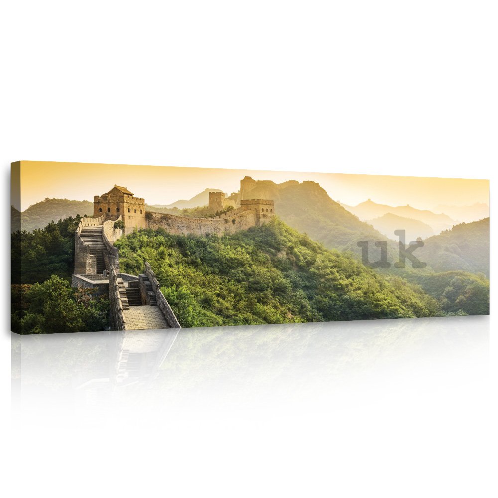 Painting on canvas: The Great Wall of China - 145x45 cm