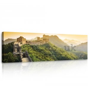 Painting on canvas: The Great Wall of China - 145x45 cm