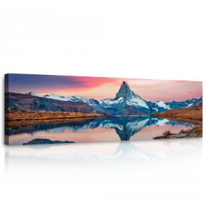 Painting on canvas: Matterhorn - 145x45 cm