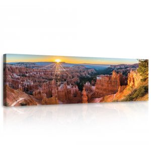 Painting on canvas: Bryce Canyon - 145x45 cm