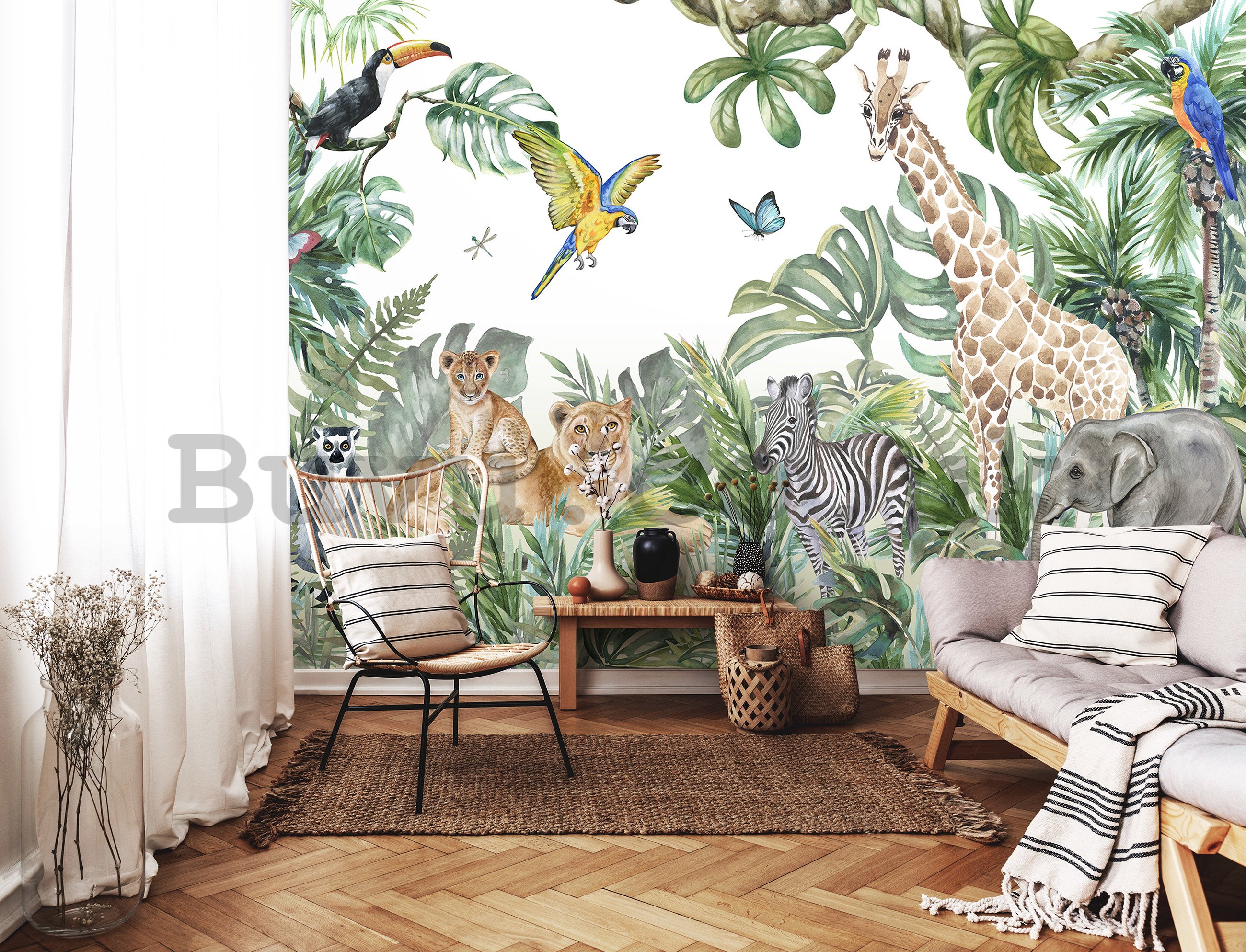 Wall mural vlies: Jungle (1) - 368x254 cm