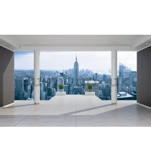 Wall Mural: View on Manhattan (terrace) - 254x368 cm