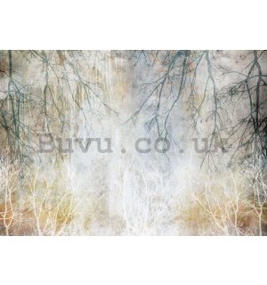 Wall mural vlies: Autumn branches - 416x254 cm