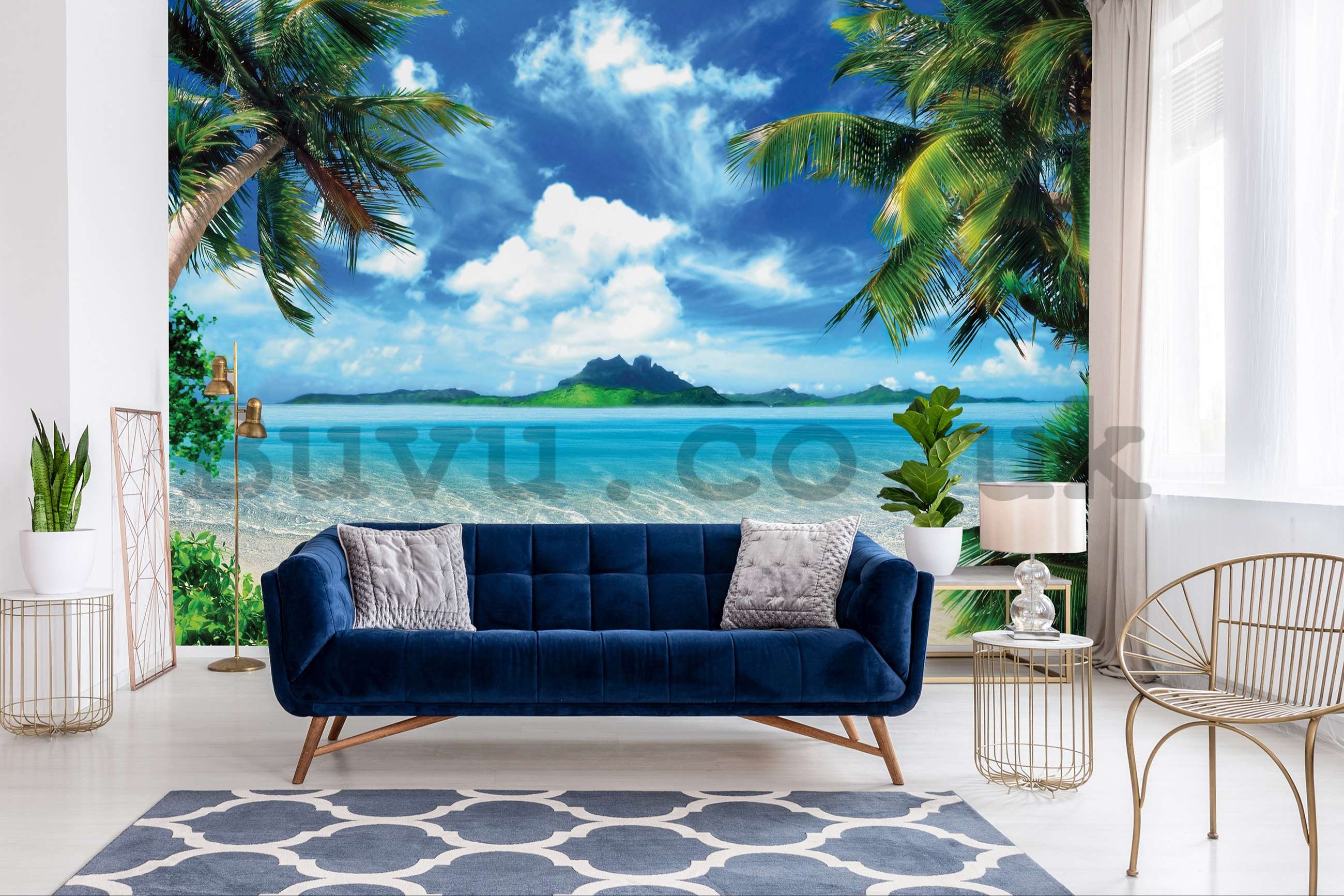 Wall mural vlies: In a tropical paradise - 368x254 cm