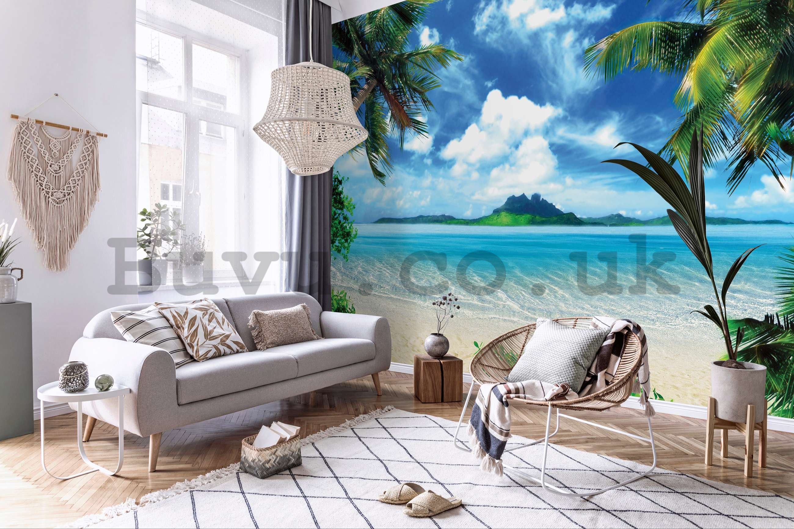 Wall mural vlies: In a tropical paradise - 416x254 cm