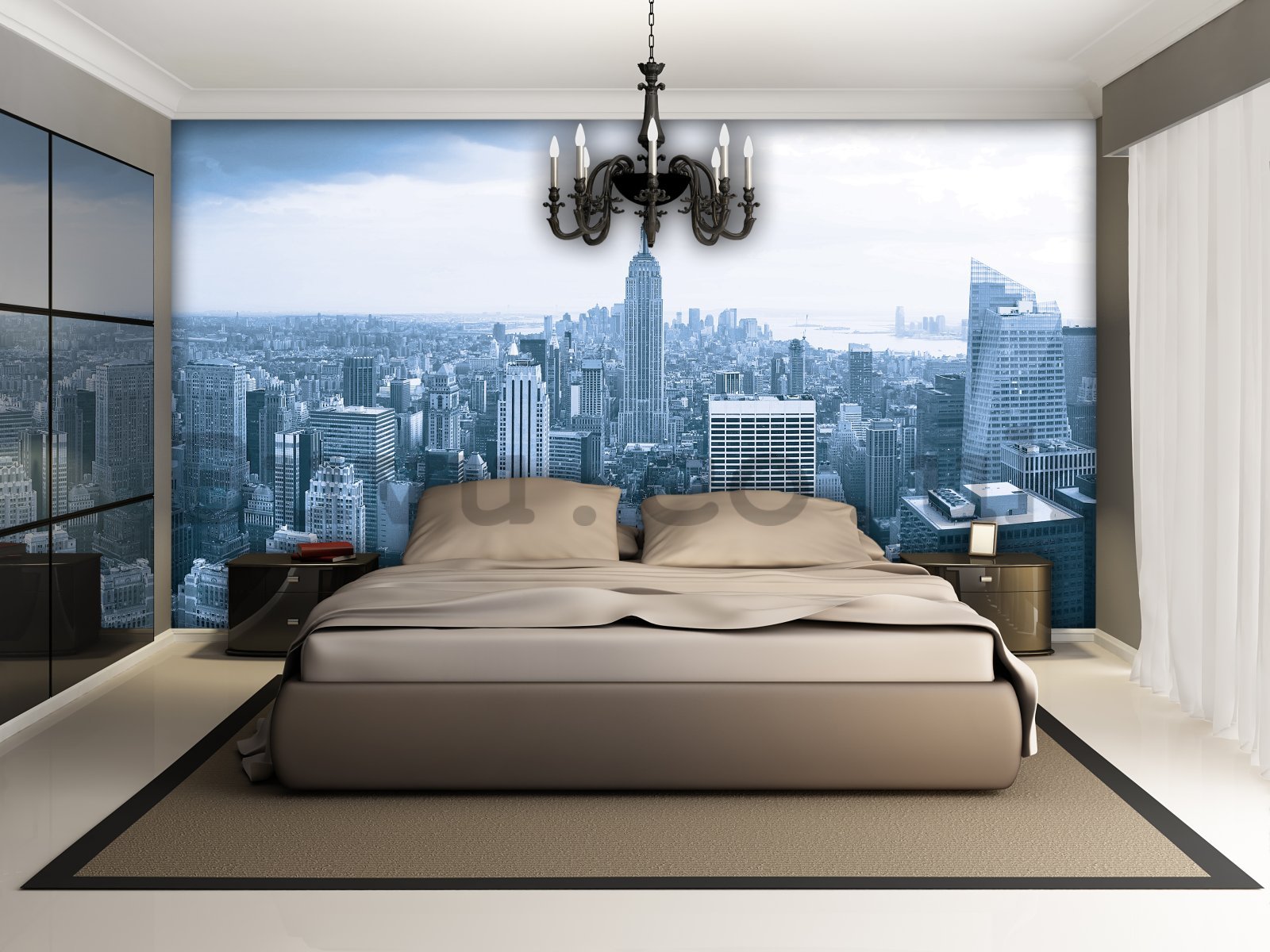 Wall Mural: View on Manhattan - 184x254 cm