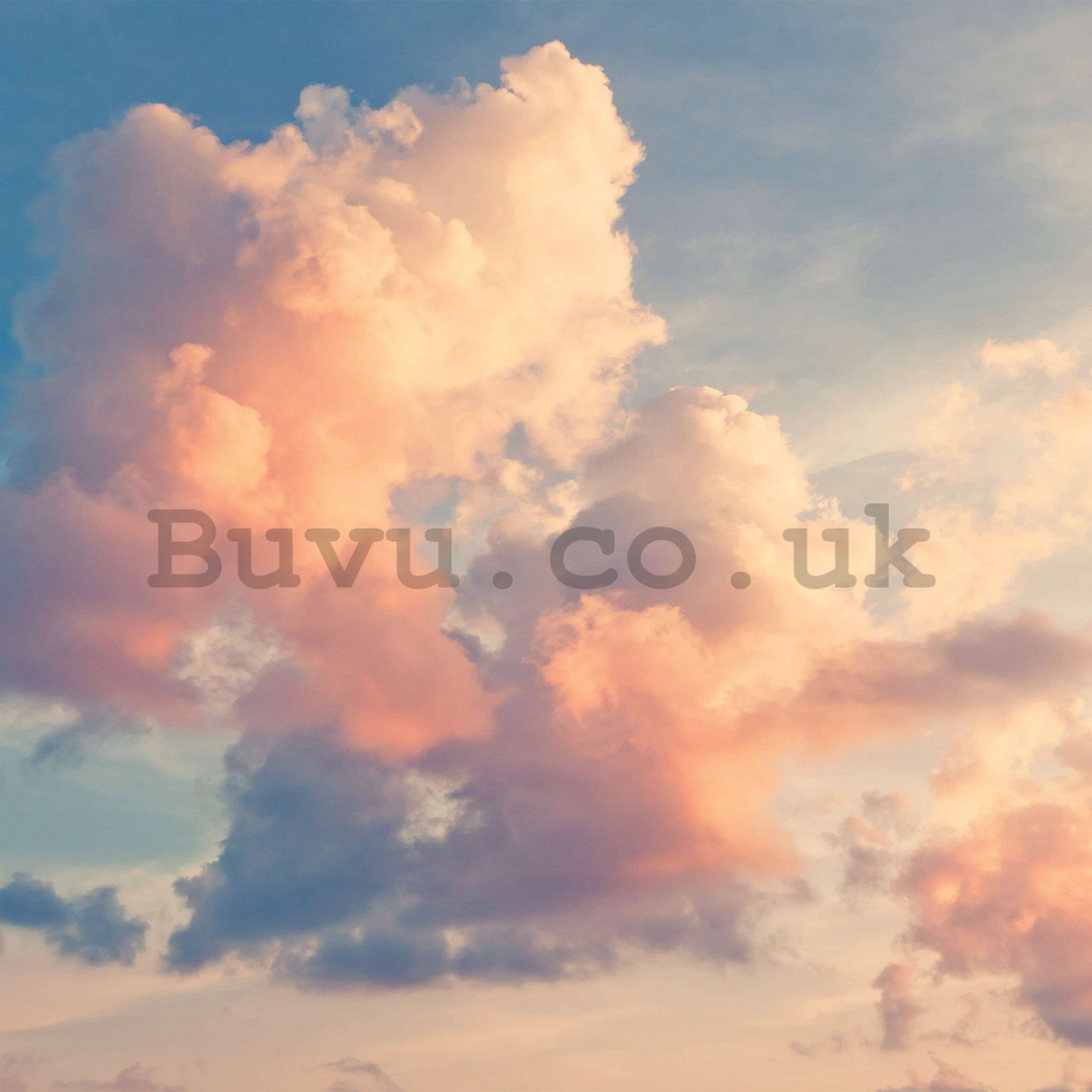 Wall mural vlies: The sky with blushes - 254x184 cm