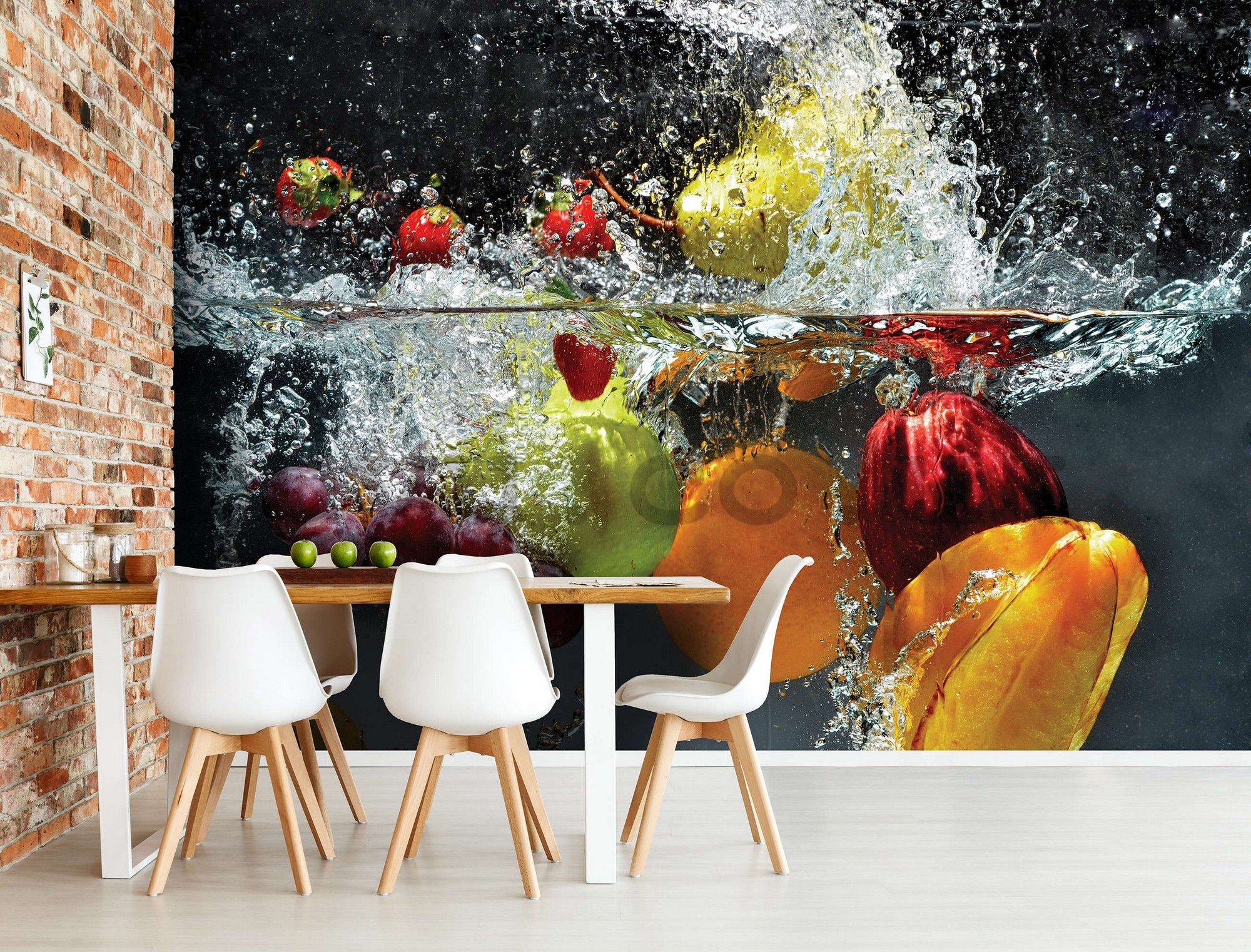 Wall mural vlies: Fruit refreshment - 254x184 cm