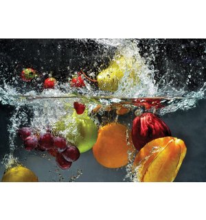 Wall mural vlies: Fruit refreshment - 254x184 cm