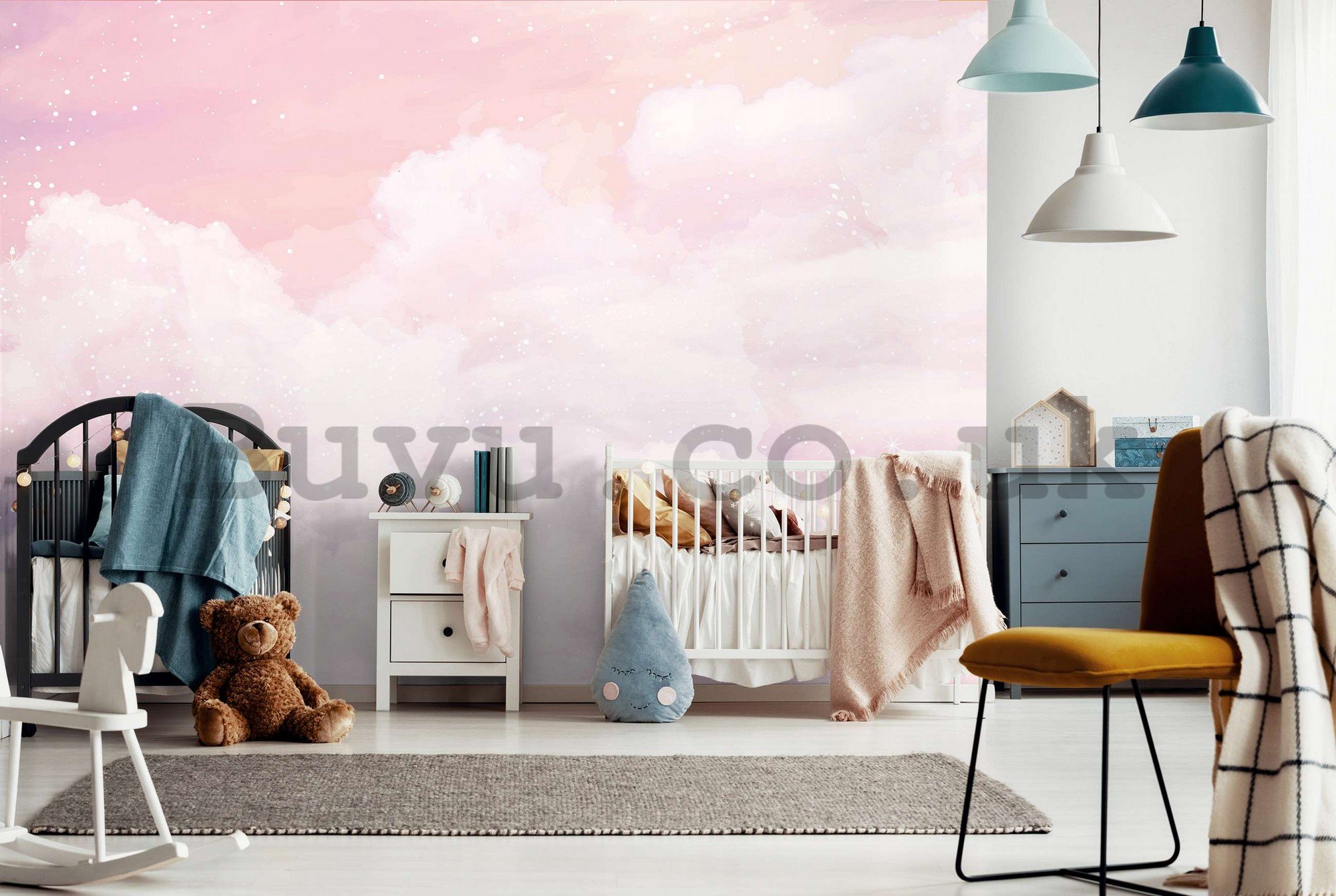 Wall mural vlies: Sky with clouds - 368x254 cm
