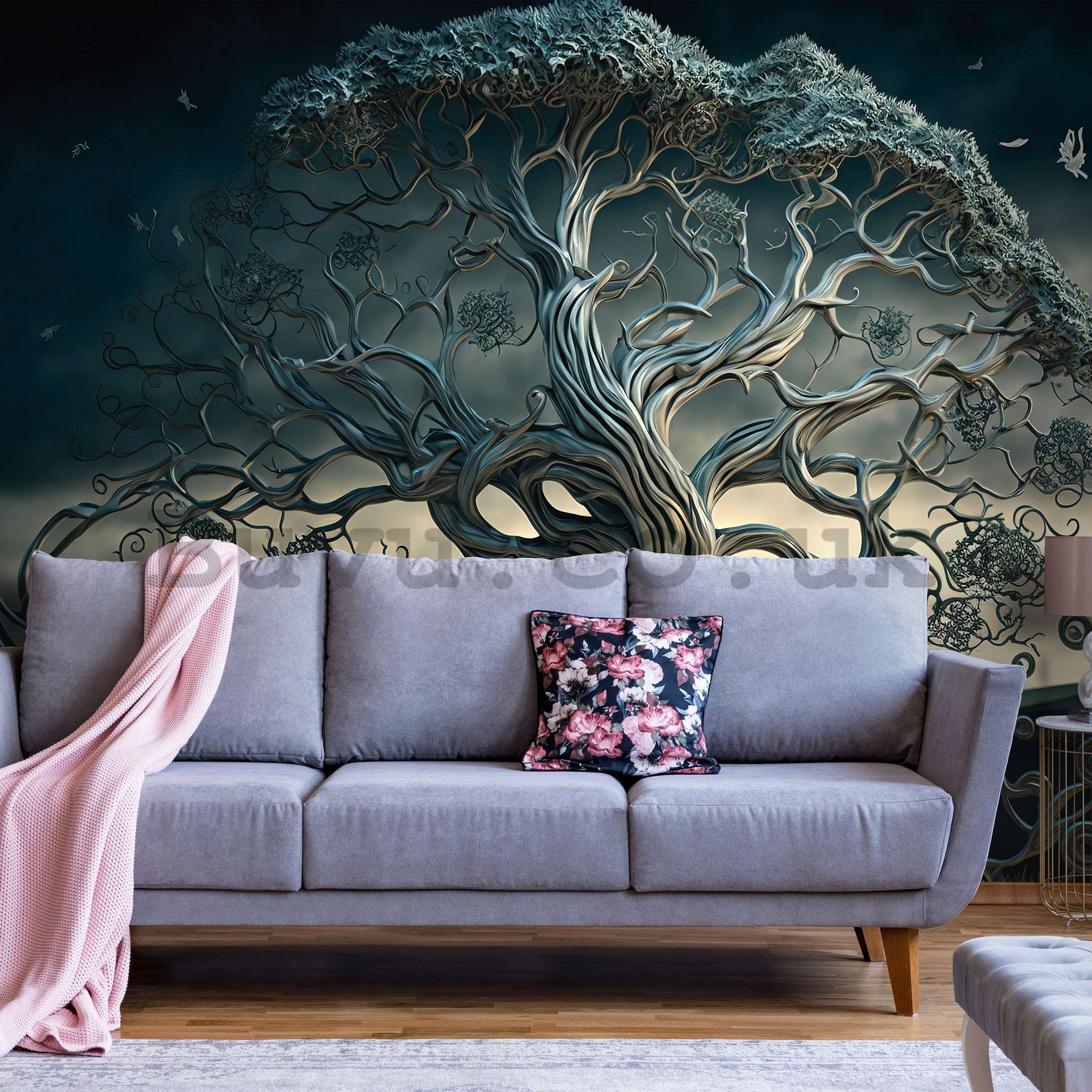 Wall mural vlies: Sad tree - 368x254 cm