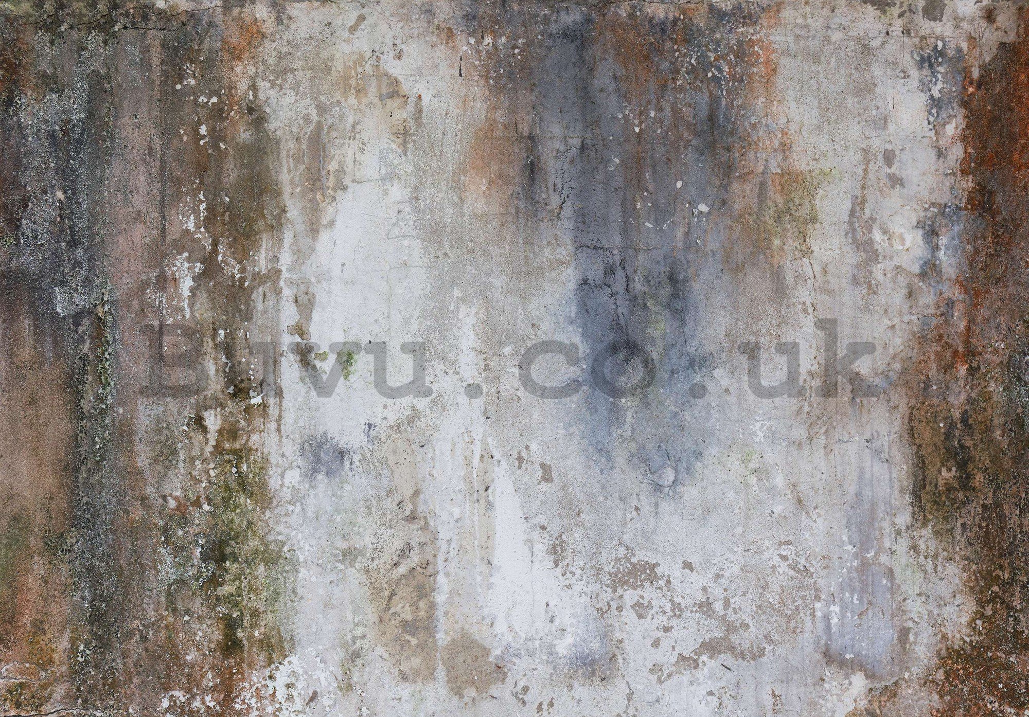 Wall mural vlies: Imitation of old concrete plaster - 416x254 cm