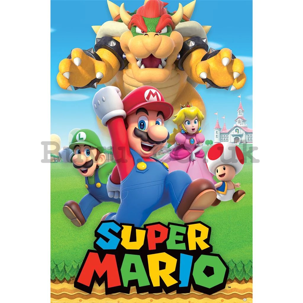 Poster - Super Mario (Character Montage)