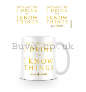 Mug - Game Of Thrones (Drink & Know Things)