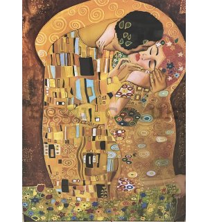 Painting on canvas: The Kiss, Gustav Klimt - 75x100 cm