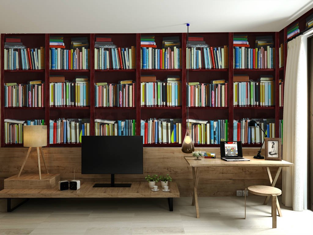 Vinyl wallpaper library