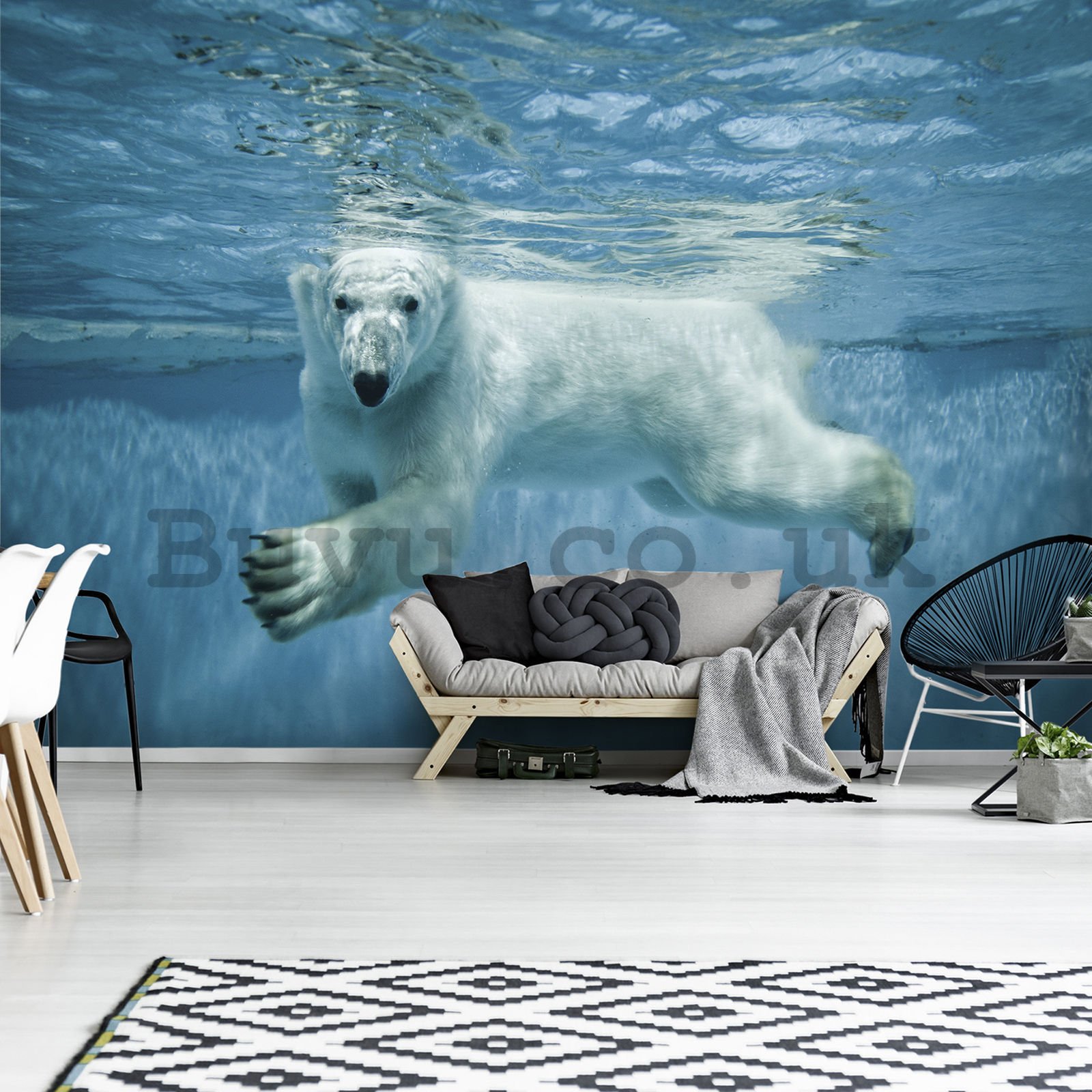 Wall mural vlies: Polar Bear (1) - 416x254 cm