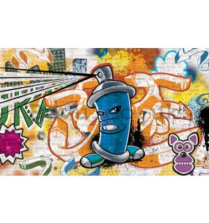 Wall Mural: Graffiti (3) - 254x368 cm