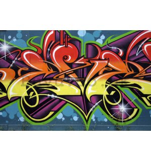 Wall Mural: Graffiti (1) - 184x254 cm