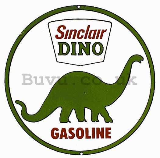 Metal sign - Sinclair Dino Gasoline