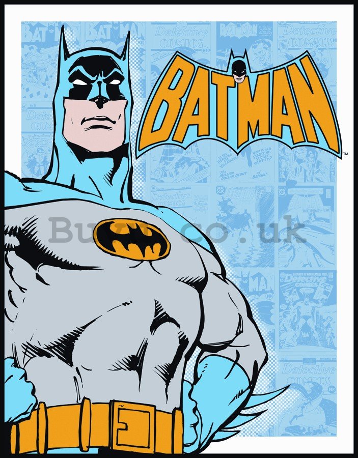 Metal sign - Batman (Retro Panels)
