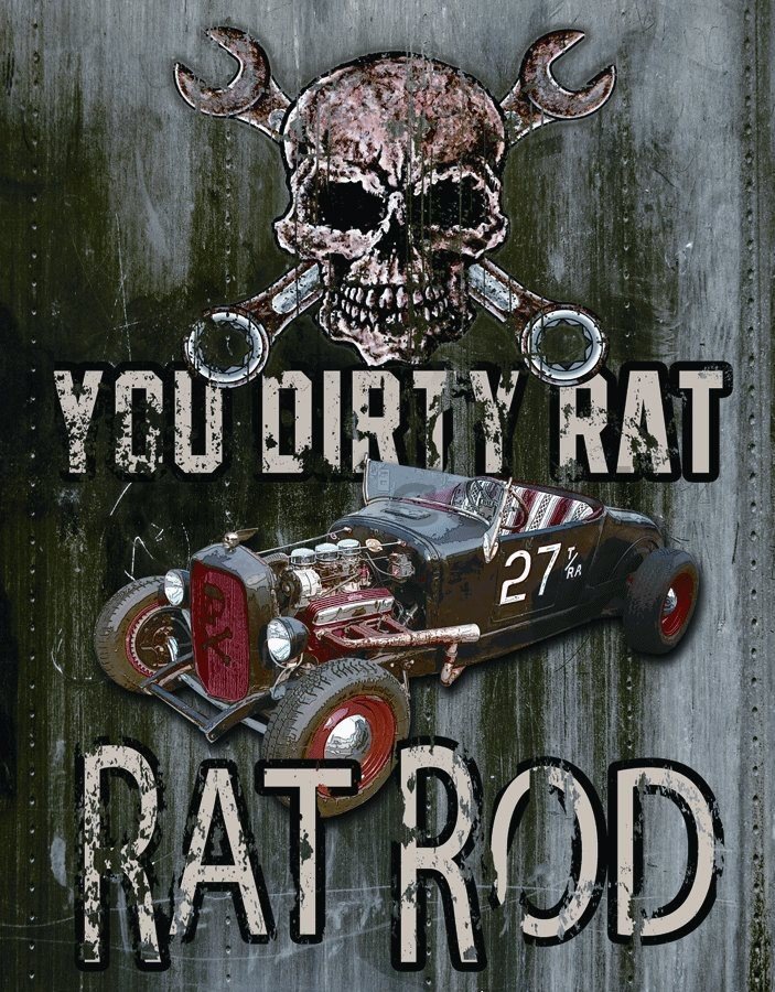 Metal sign - Legends (Dirty Rat)
