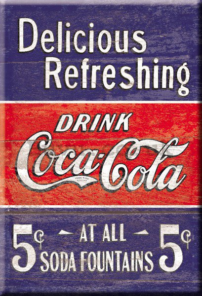 Metal sign - Coca Cola (drink)