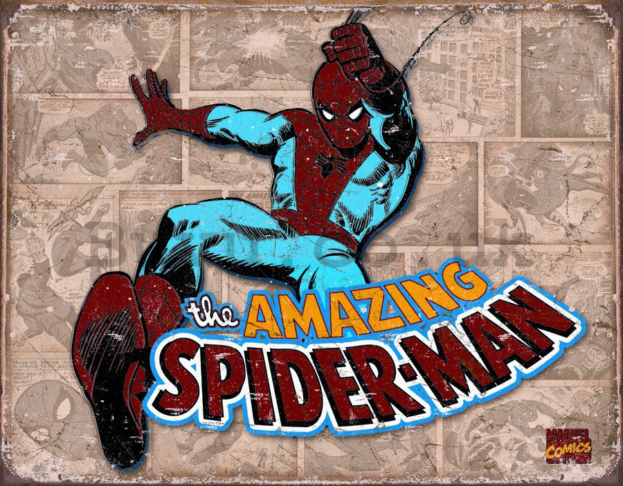 Metal sign - The Amazing Spiderman (2)