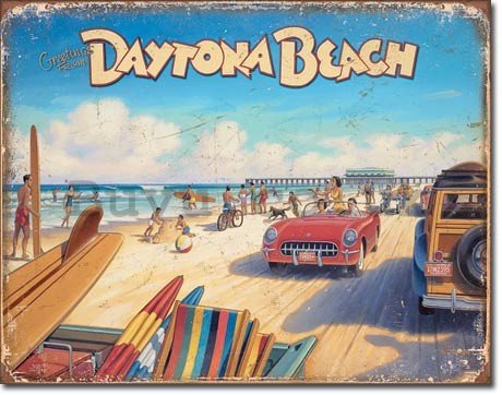Metal sign - Daytona Beach