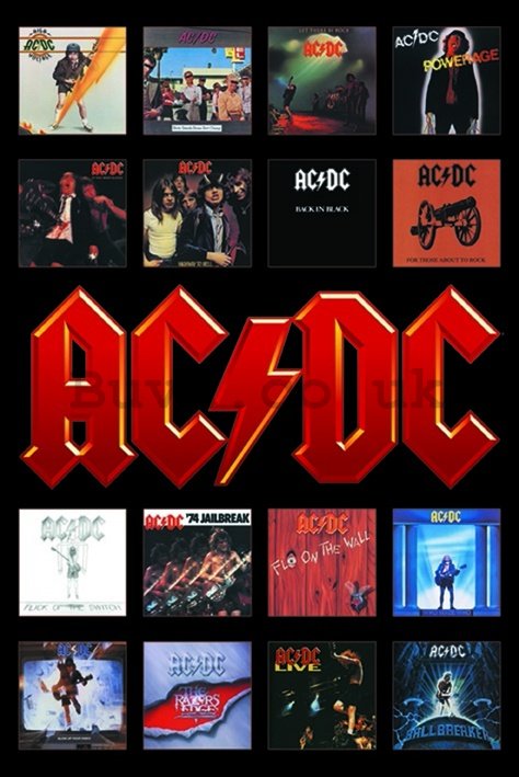 Poster - AC-DC Album Covers