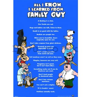 Poster - Family Guy All I Know