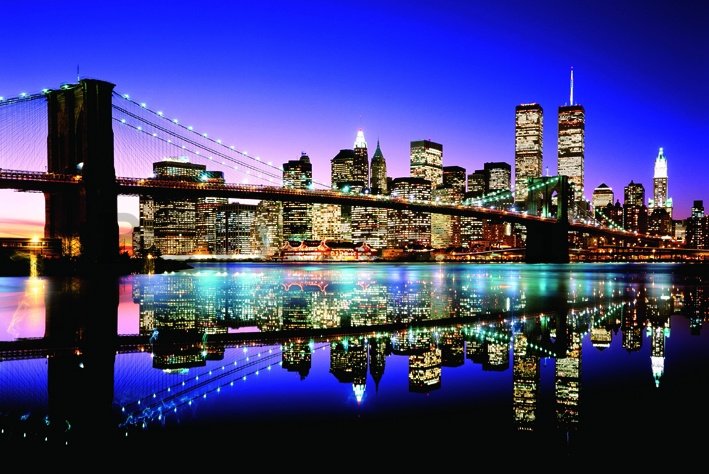 Poster - Brooklyn Bridge Color