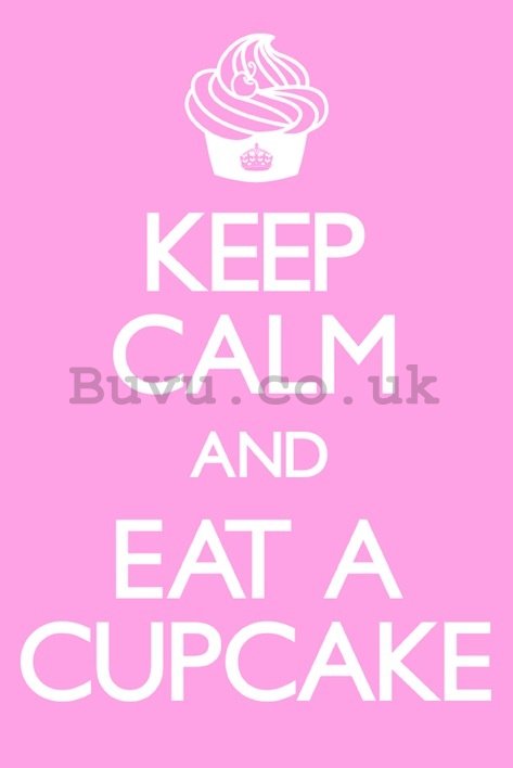 Poster - Keep Calm (Cupcake)