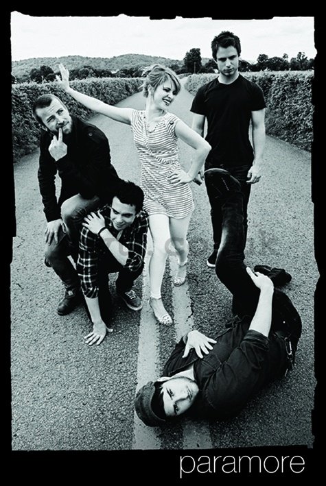 Poster - Paramore (B&W)