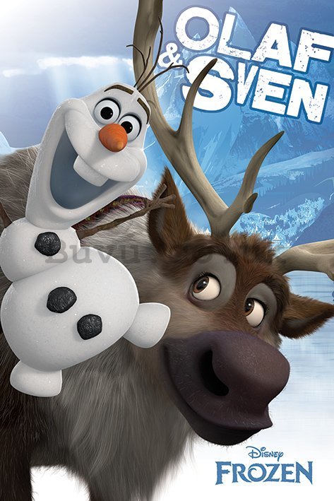 Poster - Frozen, The Ice Kingdom (Olaf & Sven)