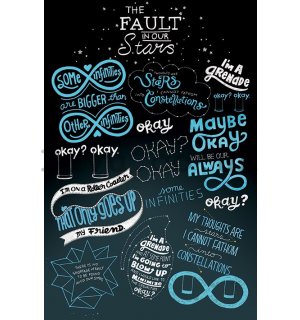 Poster - The Fault in our Stars (Typography)