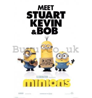 Poster - Minions (I'm With Stupid)