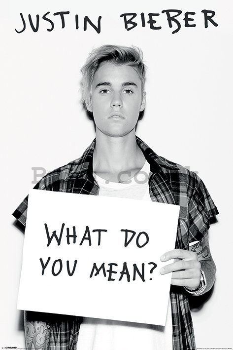 Poster - Justin Bieber (What Do You Mean?)