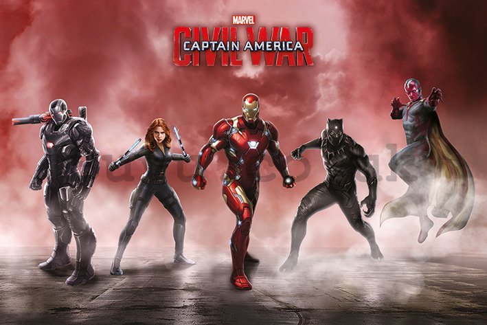 Poster - Captain America Civil War (Team Iron Man)