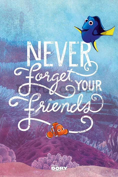 Poster - Finding Dory (Never Forget Your Friends)