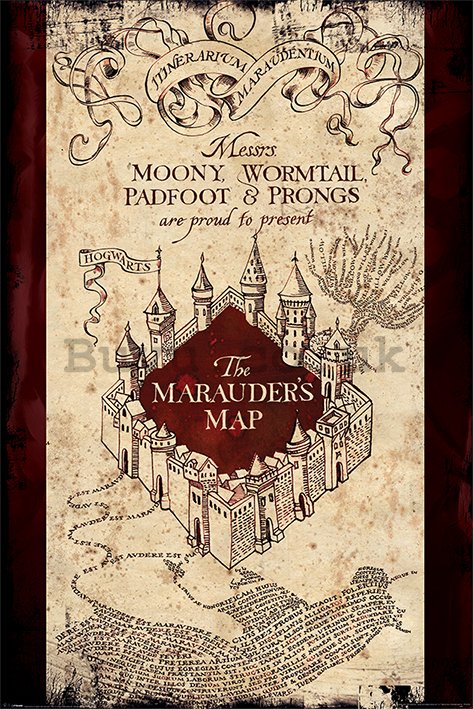 Poster - Harry Potter (The Maurader's Map)
