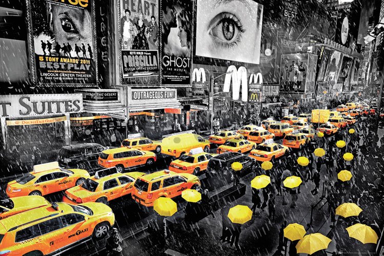 Poster - New York (Umbrellas)