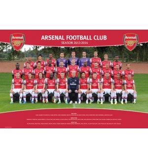 Poster - Arsenal (Team photo 13/14)