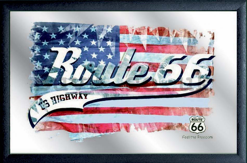 Mirror - Route 66 (USA flag)