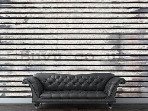 Wall Mural: Wooden partitions (4) - 232x315 cm