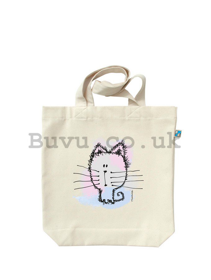 Cotton bag - Crayon Kitten